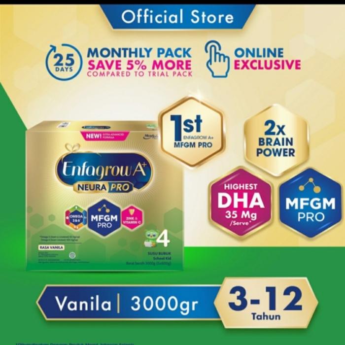 Gambar Susu Enfagrow A+4 3000 gram - Rasa Vanila dari kidsneedshop undefined Tokopedia