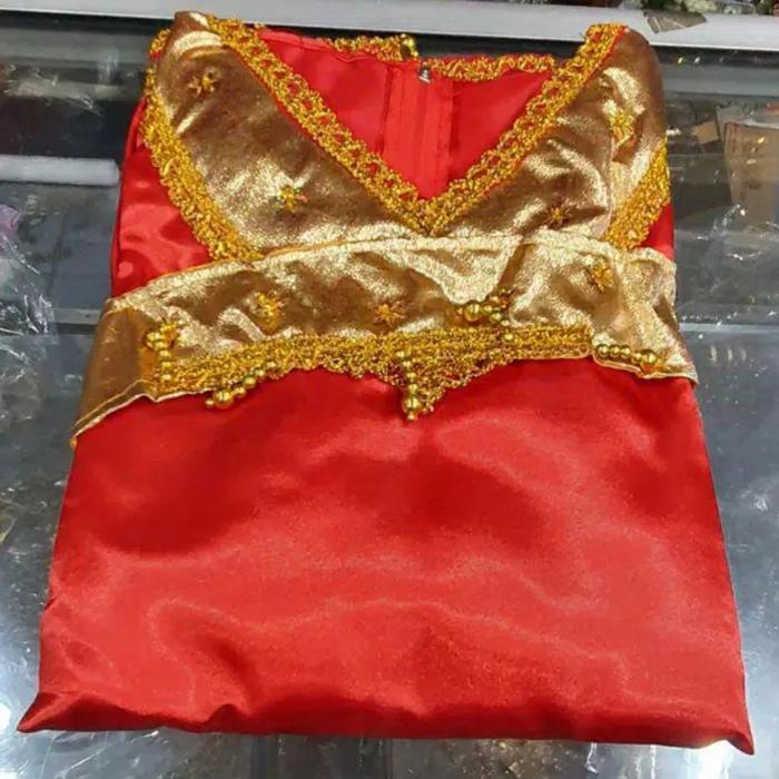 Gambar Pakaian adat anak riau TK SD // Baju adat riau // Baju adat melayu - Merah, S dari Kanaya_Collection undefined Tokopedia