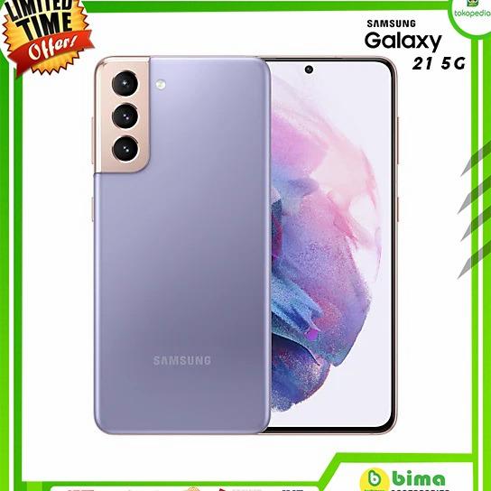 Handphone Samsung S21 5G Ram 8/128GB gray di Best Bima Acc Tokopedia