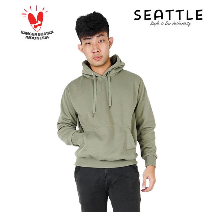 Gambar Hoodie Korean Style Jaket Jumper Polos Premium Distro Hijau Emerald - Hijau Emerald, L dari Seattle undefined Tokopedia