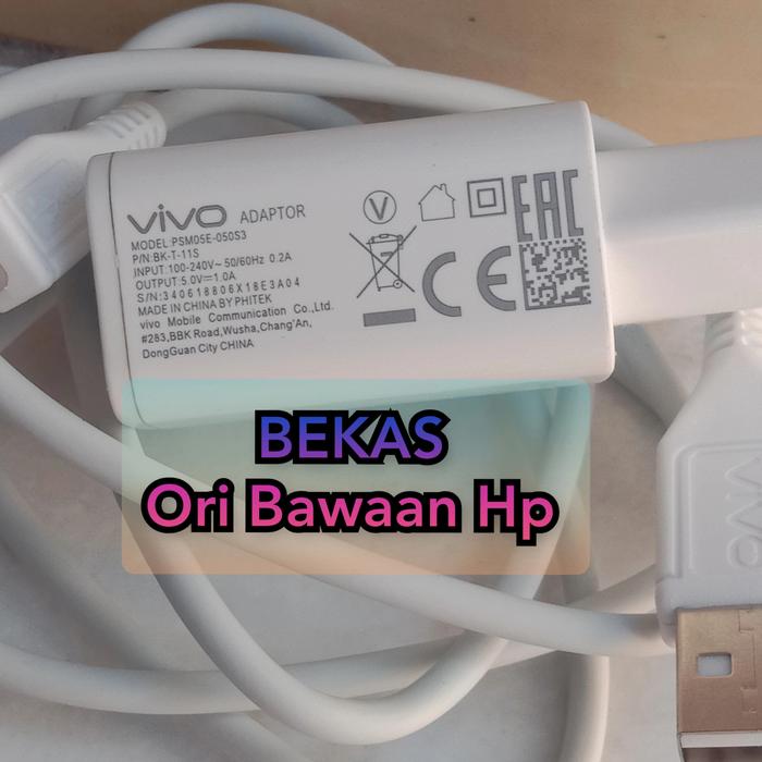 Gambar CHARGER VIVO ORI Y91C BAWAAN HP MIKRO USB dari @PUTRAacc undefined Tokopedia