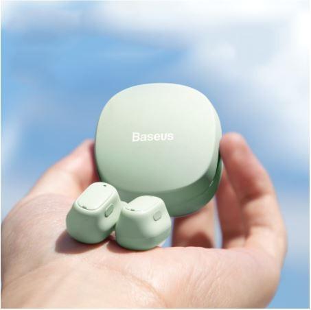 Gambar Baseus WM01 TWS Bluetooth Earphone Mini Earbuds Airdots iPhone Android - GREEN dari RARUBY HOME OFFICIAL undefined Tokopedia