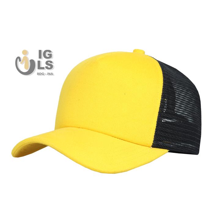 Gambar Topi Trucker Original IGULS - Yellow dari Iguls undefined Tokopedia