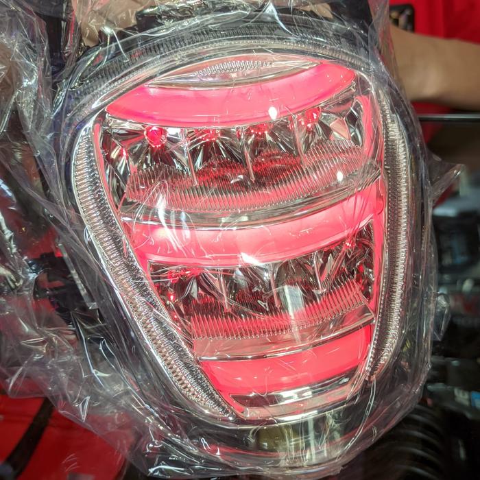 Gambar Lampu Rem Stop Lamp Stoplamp JPA New Scoopy Esp Custom - MERAH FULL dari SCOOPYART undefined Tokopedia