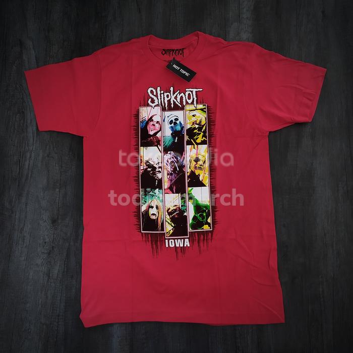 Jual Kaos Band Slipknot Iowa Red Panel 