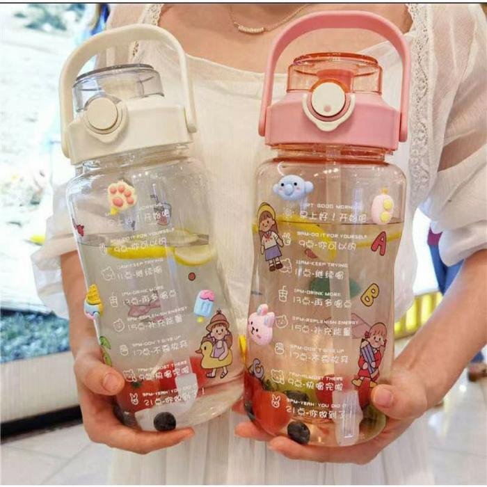 Gambar botol minum 1.5 liter + stiker unik & lucu dari Daffa Store Batam undefined Tokopedia