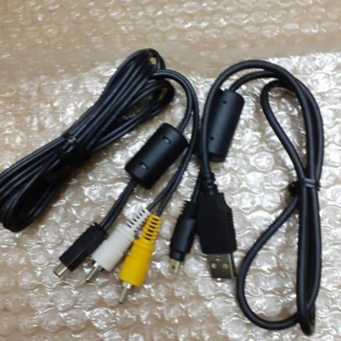 Gambar kabel usb dan kabel av kamera sony H200 H300 H400 dari DN ELEKTRONIK2 undefined Tokopedia