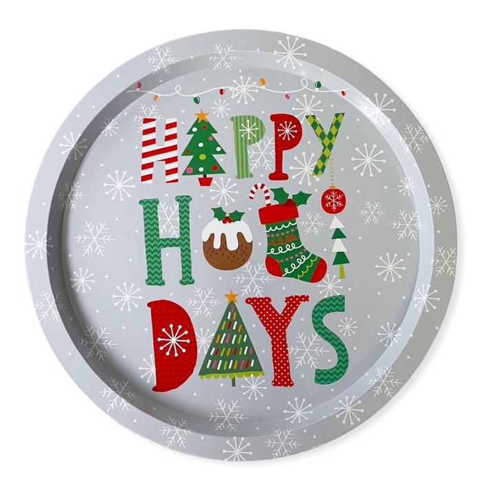 Gambar Scoop Nampan Kaleng / Tray Bulat Natal Santa (pc) 63321800 - 03 dari Scoop Ideas undefined Tokopedia