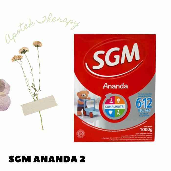 Gambar SGM ANANDA 2 1000GR dari apotek therapy undefined Tokopedia