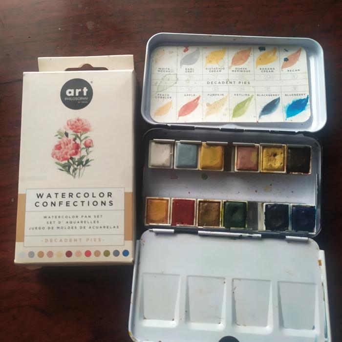 Jual (Baca Deskripsi) Preloved Art Philosophy Watercolor Decandent Pies - Jakarta Timur - Cieriarts | Tokopedia