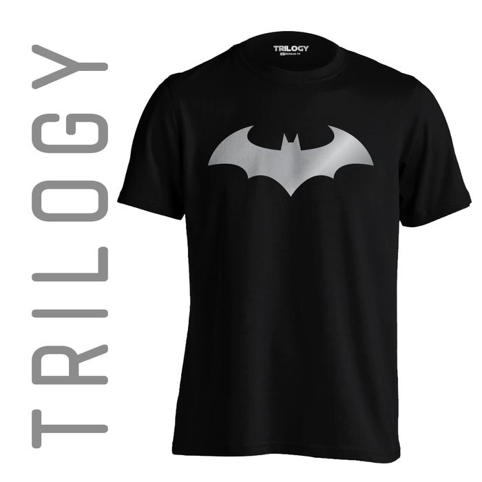 Gambar TRILOGY STI 0066 - B A T MAN ARKHAM LOGO - Kaos Premium - Movie Game - Hitam, S dari TRILOGY WEAR undefined Tokopedia