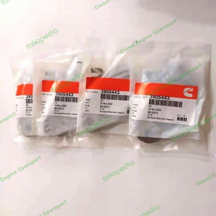 Jual Gasket exhaust manifold cummins 6BT/6D102E 3905443/3927154 ...