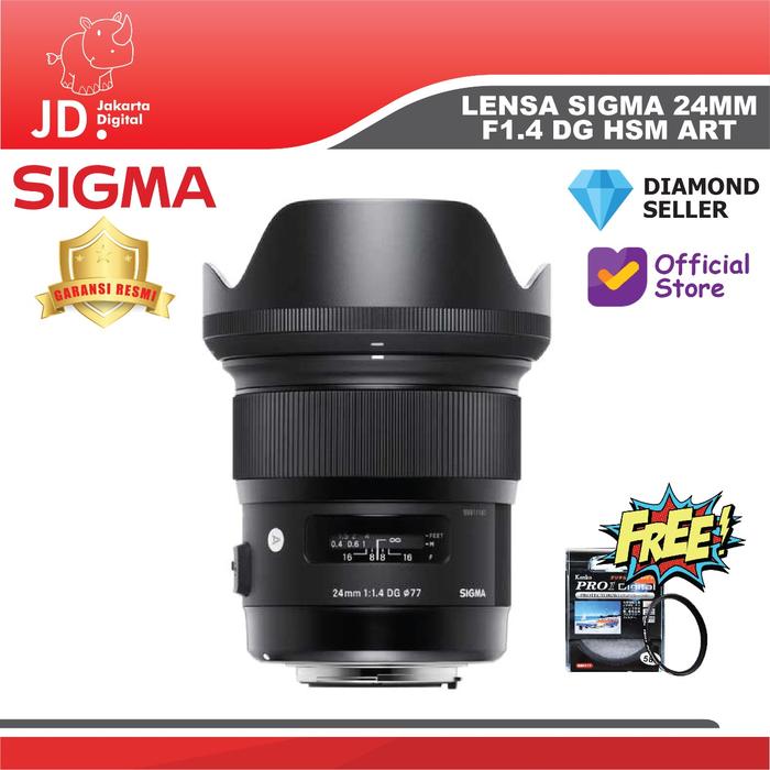 Promo LENSA Sigma 24mm DG HSM Art Lens CANON Cicil 0% 3x