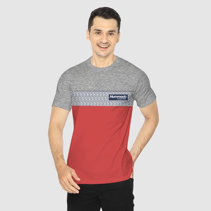 Gambar Kaos Casual Pria / Kaos Oblong Lengan Pendek / T-Shirt -H1C-21004 M- - Abu Terang M71, L dari Hummock Official Shop undefined Tokopedia