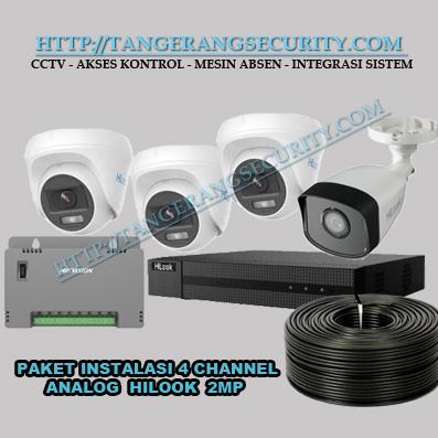 Gambar Paket Analog Kamera Hilook 2MP - 4 & 8 Channel Include Instalasi - 4 Channel dari supersalecctv undefined Tokopedia