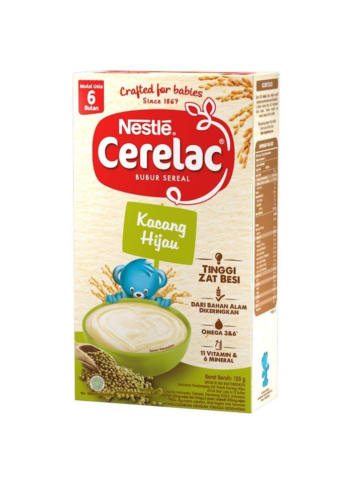 Gambar CERELAC KACANG HIJAU BOX 120G dari Triwijaya Sembako undefined Tokopedia