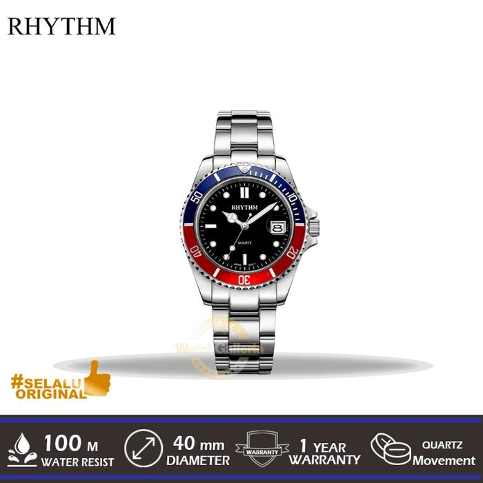 Promo Jam Tangan Analog Man RHYTHM RQ1601S06 Original Murah Cicil