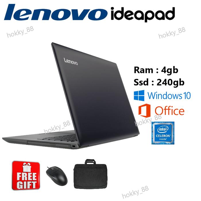 Laptop Lenovo Ideapad 320/330 Celeron N4000 Ram 4gb/Ssd 240gb Wind'10 HDD  :4gb/1tb di Hokky88gadget Tokopedia