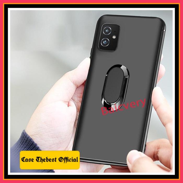 Gambar ASUS ZENFONE 8 ZS590KS MACARON RING ORIGINAL SOFT CASE SILICONE CAFELE - Hitam dari Case Thebest undefined Tokopedia