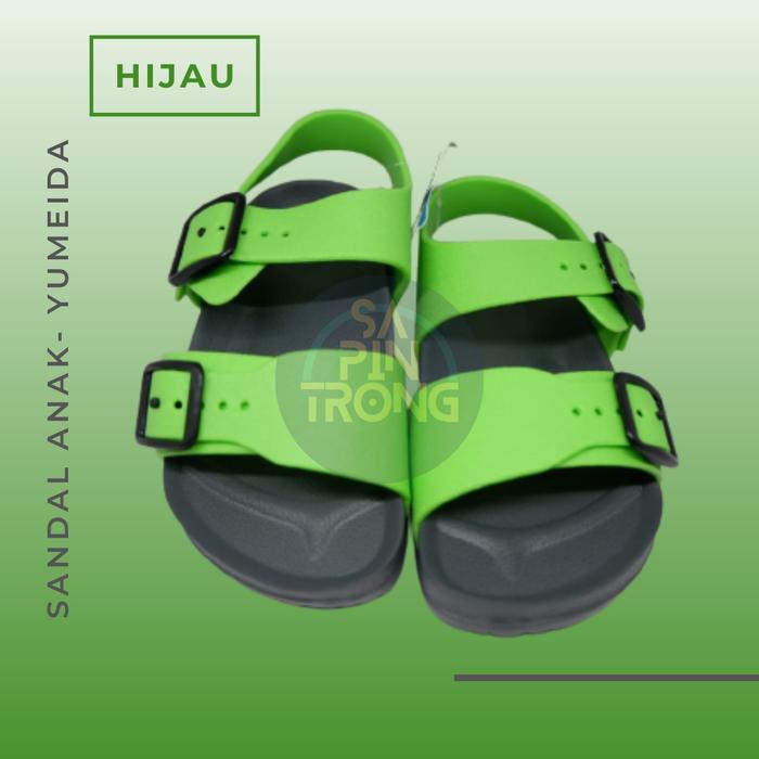 Gambar Sandal anak dan balita bahan ringan & empuk size 24 - 29 - Hijau, 24 dari Sapintrong undefined Tokopedia