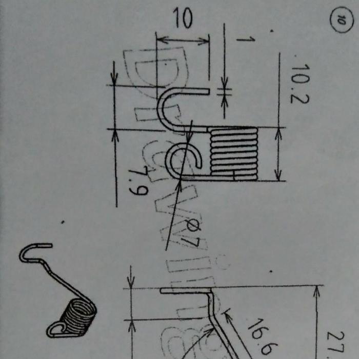 Gambar Per Pegas Torsi Kawat 1mm Stainless dari Delia per spring undefined Tokopedia