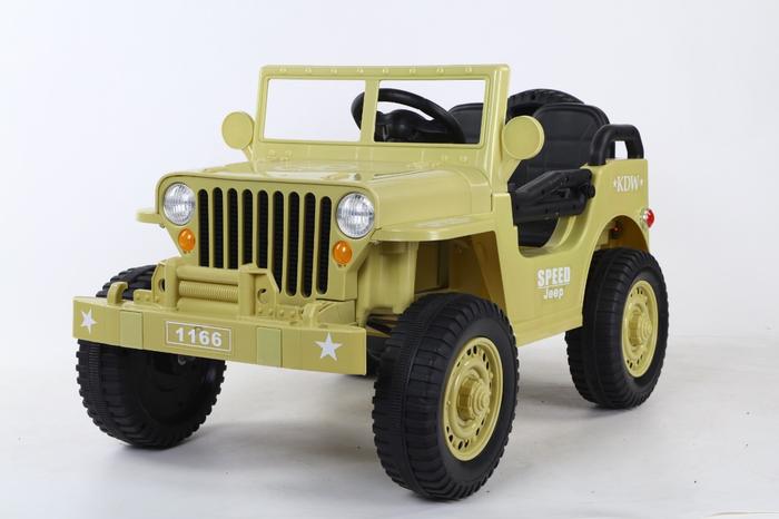 Gambar Mainan Anak Mobil Aki Jeep Army American - YUKITA 1166 - Merah - Cokelat dari Allunid Store undefined Tokopedia