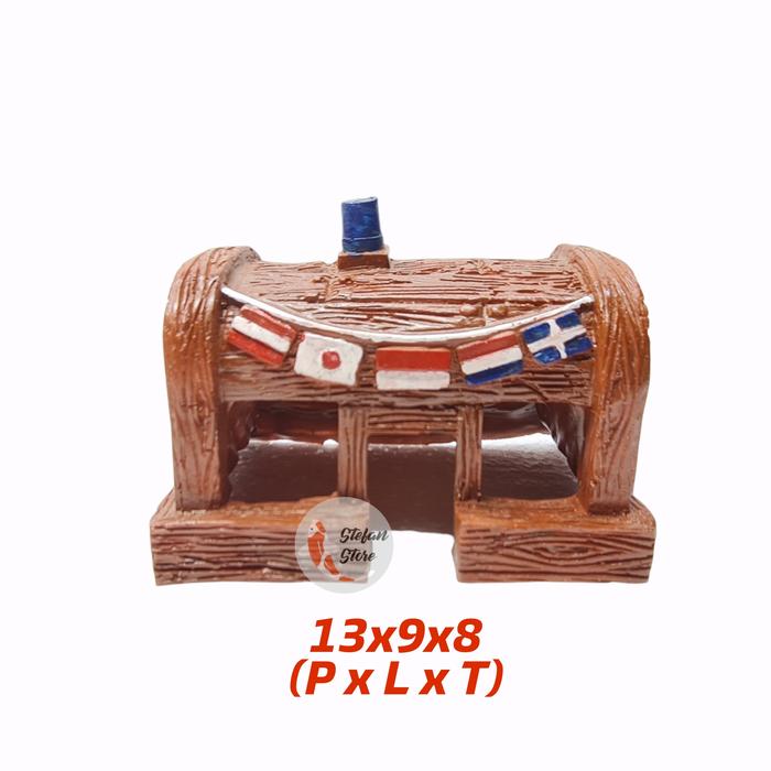 Gambar HIASAN AQUARIUM RUMAH SPONGEBOB SQUIDWARD PATRICK KRUSRY KRAB - KRUSTY KRAB dari Stefan Store Depok undefined Tokopedia