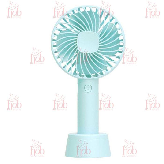 Gambar Kipas Angin Genggam Portable Handheld Cooling Fan + Baterai 18650 - Biru Muda dari HOB Store undefined Tokopedia