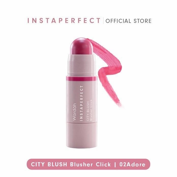 Gambar Wardah Instaperfect City Blush Blusher Click - 02 Adore dari Raffaby Secret undefined Tokopedia