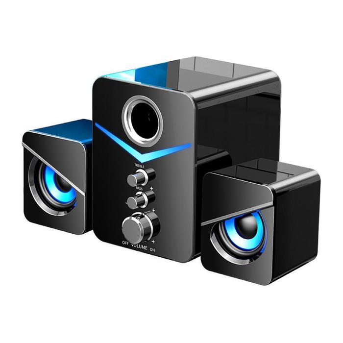 Gambar NUOXI - 3 Surround Bass Speaker Stereo Multimedia USB and Bluetooth - Hitam dari Bliss house.id undefined Tokopedia