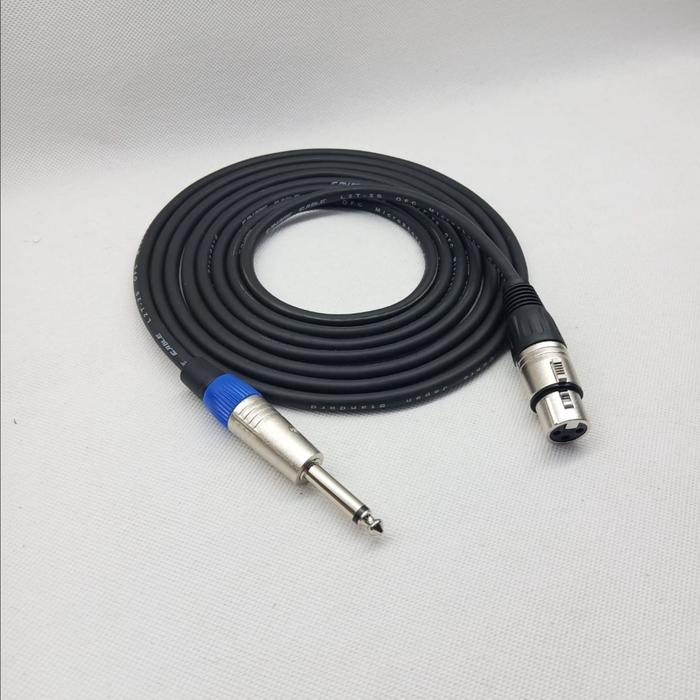 Gambar CABLE MIC CANARE L2T2S STANDAR JAPAN PLUS JACK XLR FEMALE TO AKAI 3 M - AKAI M To XLR F dari Technic Audio undefined Tokopedia