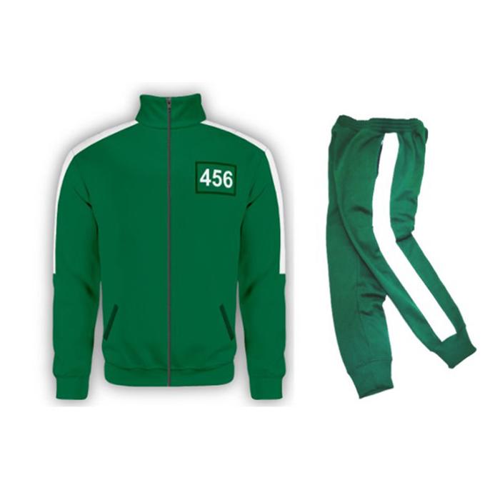 Gambar JAKET TRAINING SQUID GAME BISA CUSTOM NOMOR SENDIRI JAKET TRAINING SQU - 5XL dari L&J factory undefined Tokopedia