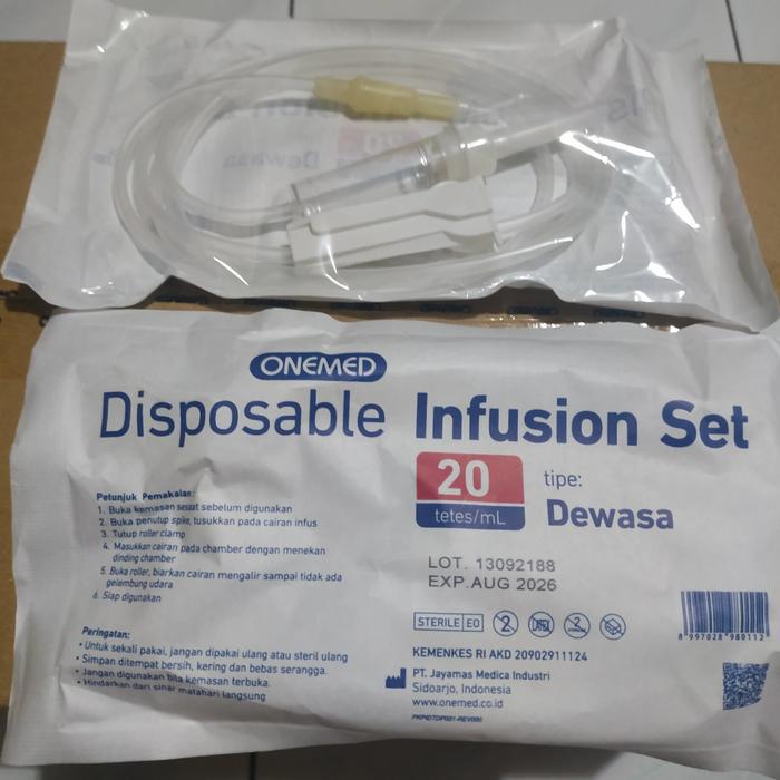 Gambar infus set dewasa dari wimi undefined Tokopedia