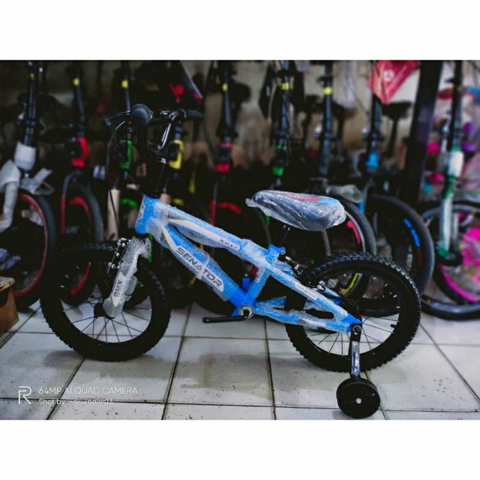 Gambar Sepeda Bmx 16"Senator - Biru dari Surya makmur bike undefined Tokopedia