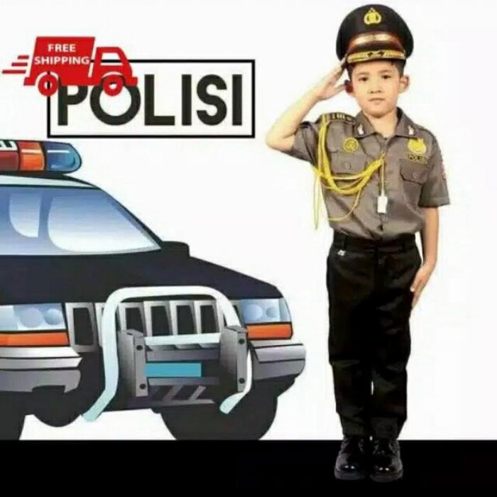 Gambar Baju Polisi anak tk Laki Laki Polisi lintas Polisi dinas anak - Polisi Dinas, M dari 3R Brother Shop undefined Tokopedia