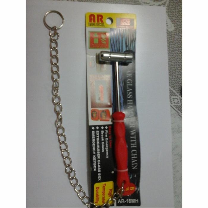 Gambar Hammer for Break Glass Box / PALU PEMECAH KACA KOTAK EMERGENCY - AR 18MH dari Mortech-Store undefined Tokopedia