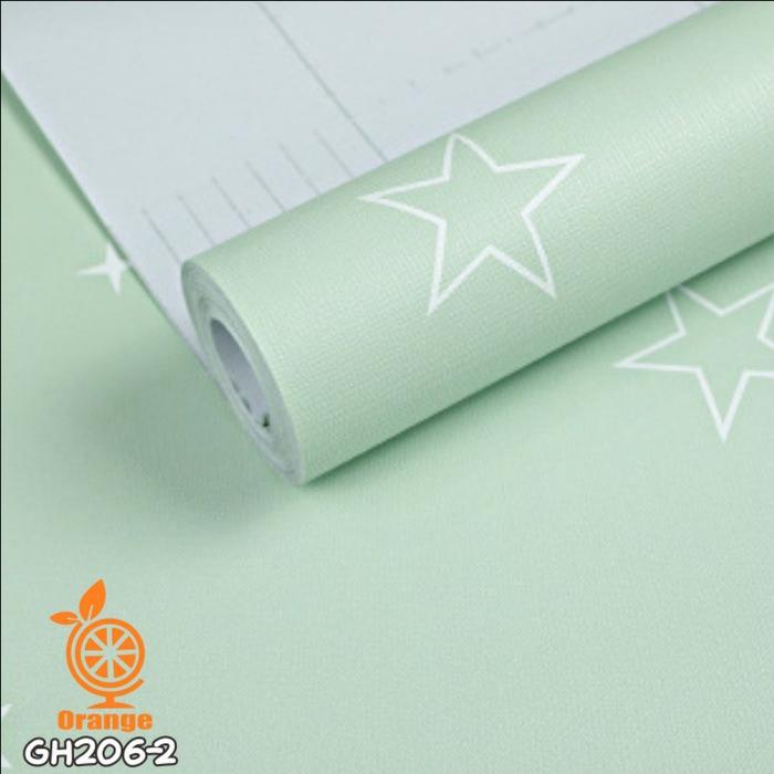 Gambar WALLPAPER DINDING - STICKER KAMAR MURAH MOTIF BINTANG BIRU 10M X 45CM - gh026-2, 10m x 45cm dari Galery_dn undefined Tokopedia