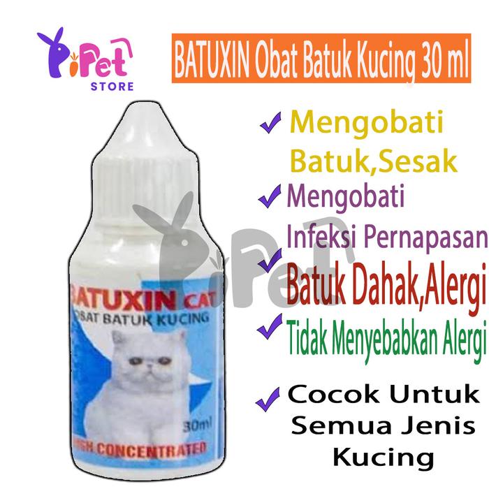 Jual BATUXIN cat - Obat batuk pilek sesak nafas batuk alergi