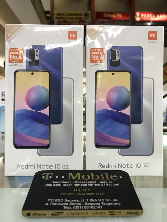 Jual XIAOMI REDMI NOTE 10 5G RAM 8GB 128GB CHROME SILVER