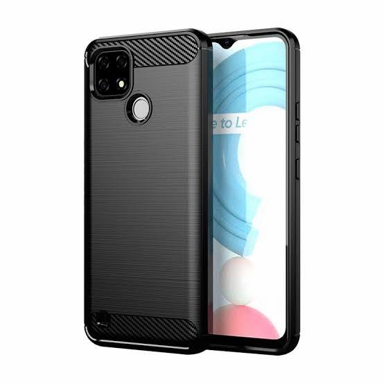 Gambar Case Realme C21Y / C25Y Casing Rugged Armor Carbon Fiber Slim Fit Softcase Phone Case dari Aksesoris Hitam undefined Tokopedia