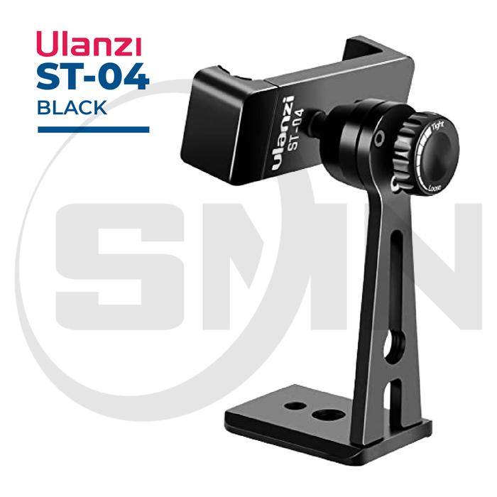 Gambar Ulanzi ST-04 360 Smartphone Phone Holder HP Vlog Stand Tripod Mount - Hitam dari CameraIndo undefined Tokopedia