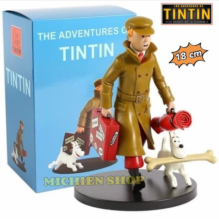 Gambar THE ADVENTURE OF TINTIN SERIES ACTION FIGURE - KOTAK BIRU dari MICHIEN-SHOP undefined Tokopedia