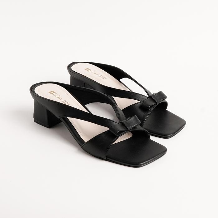 Jual ZV2-10 Sandal wanita heels hitam 