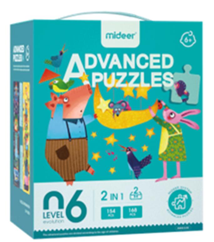 Gambar Mideer Advanced Puzzle Level 6 / Level7 (2 in 1) - 6 World dari Smartkid Hub undefined Tokopedia