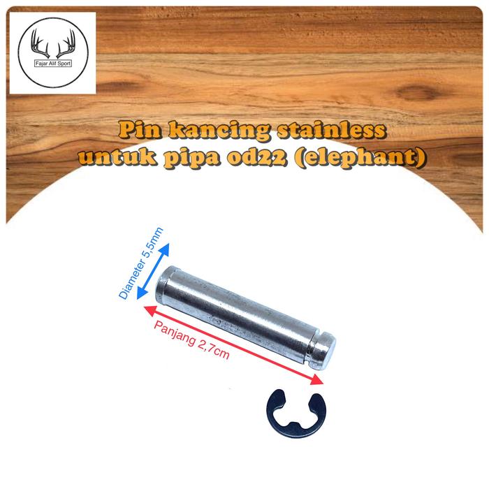 Gambar Pen kancing OD22 - Pin kancing - pen lubang - pin lubang - Pen pipa - Pen KancingOD22 dari FajarAlifSport undefined Tokopedia