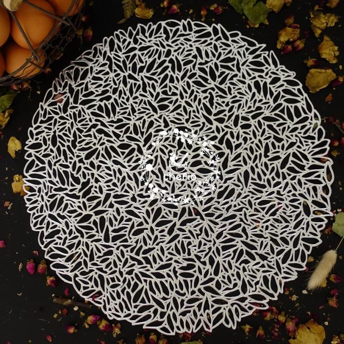 Gambar Chefio Placemat / Taplak / Tatakan Piring / Alas Penyaji Properti Foto - BrokenLeaf Silv dari Chefio Kitchenware undefined Tokopedia
