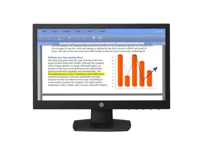 Jual MONITOR LED HP V194 18.5 INCH 