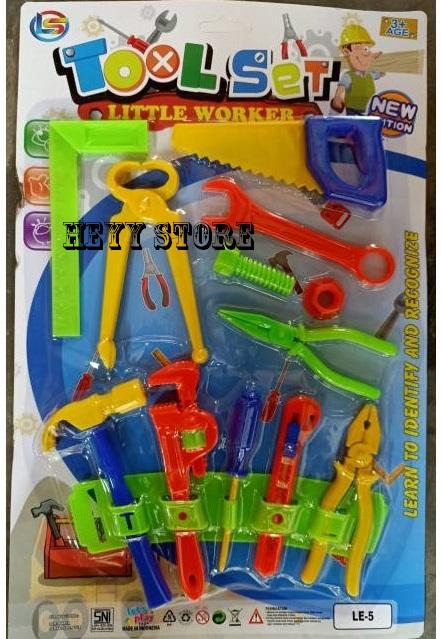 Gambar MAINAN ALAT TUKANG PERKAKAS SET MAINAN TOOL SET LE5 MAINAN ANAK LAKI dari Heyy store88 undefined Tokopedia