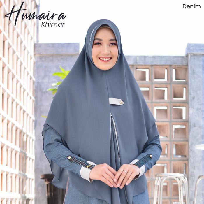 Gambar Khimar Humaira by Mouza Indonesia - Denim dari Gerai_Mouza undefined Tokopedia