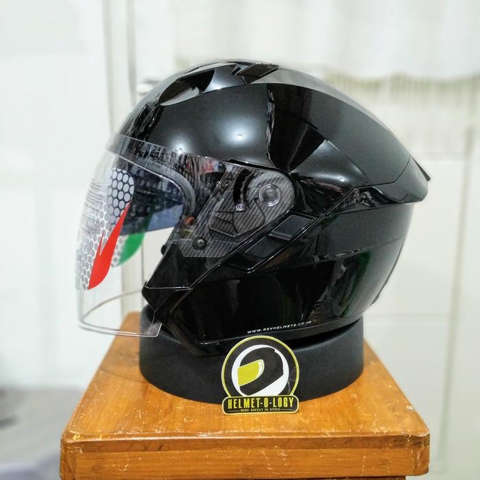 Helm Rsv Half Face Double Visor Rxr Helmet Dual Visor RSV Helmet